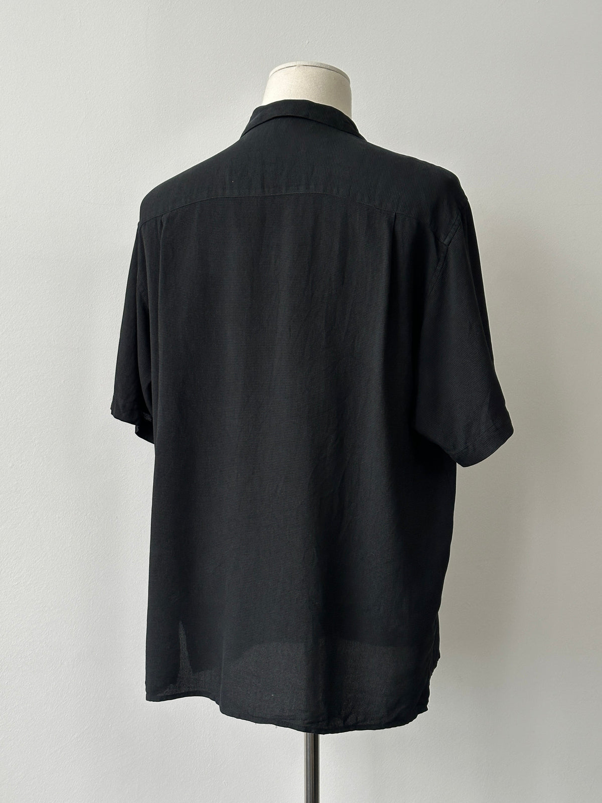 Vintage 1990s Pure Silk Short Sleeve Shirt - L