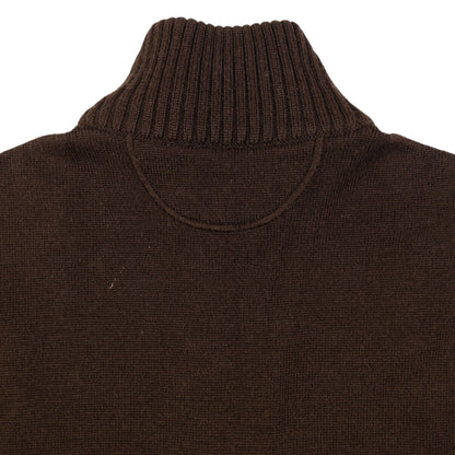 Vintage Armani Jeans Q Zip Knit Jumper Size S