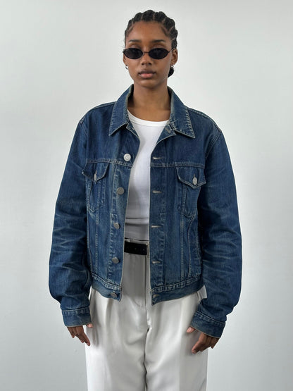Armani Jeans 1900s Mid Wash Denim Jacket - M/L