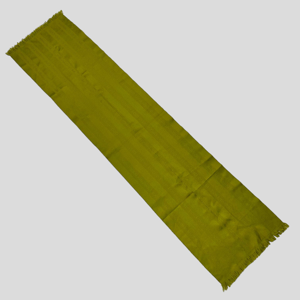 D&G 90’s Monogram Wool Scarf | O/S, Green