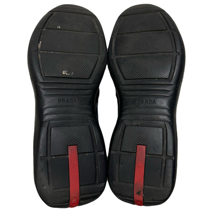 Prada America’s Cup Sneakers In Navy & Olive (7UK/8US) | UK 7, Navy