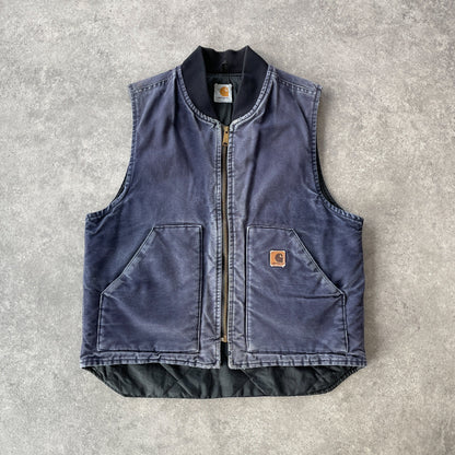 Carhartt 2000s heavyweight quilted vest jacket (M)