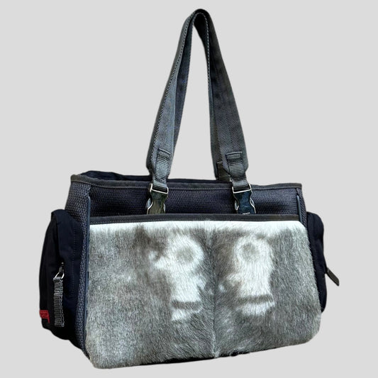 Prada Sport 2004 Eskimo Goat Fur Technical Handbag
