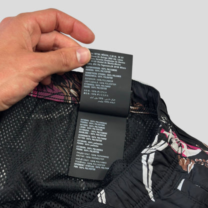 Prada Milano 2018 Hawaii Hula Girl Print Triangle Logo Board Shorts - IT52 | Default Title, Black