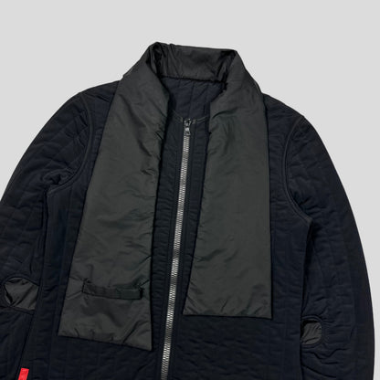 Prada Sport SS00 Quilted Nylon Scarf Jacket - M | Large, Green