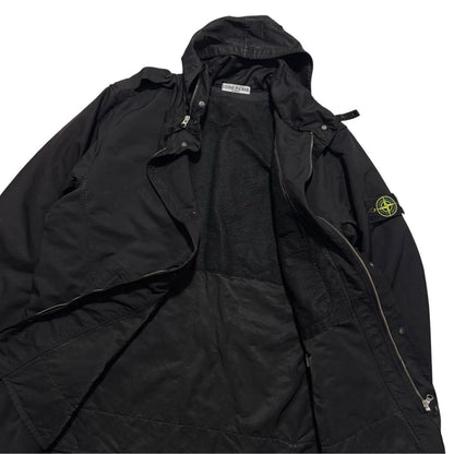 Stone Island David-TC Parka Jacket | XXL, Black