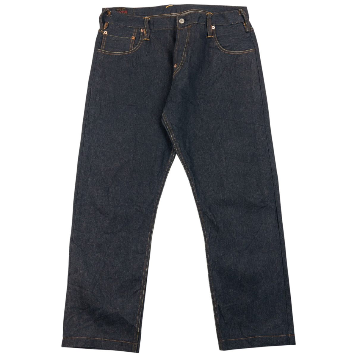 Vintage 2000s Evisu Daicock Japanese Denim Jeans Size W35 | W35, Navy