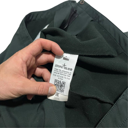 Stone Island Soft Shell-R Jacket | Large, Dark Green