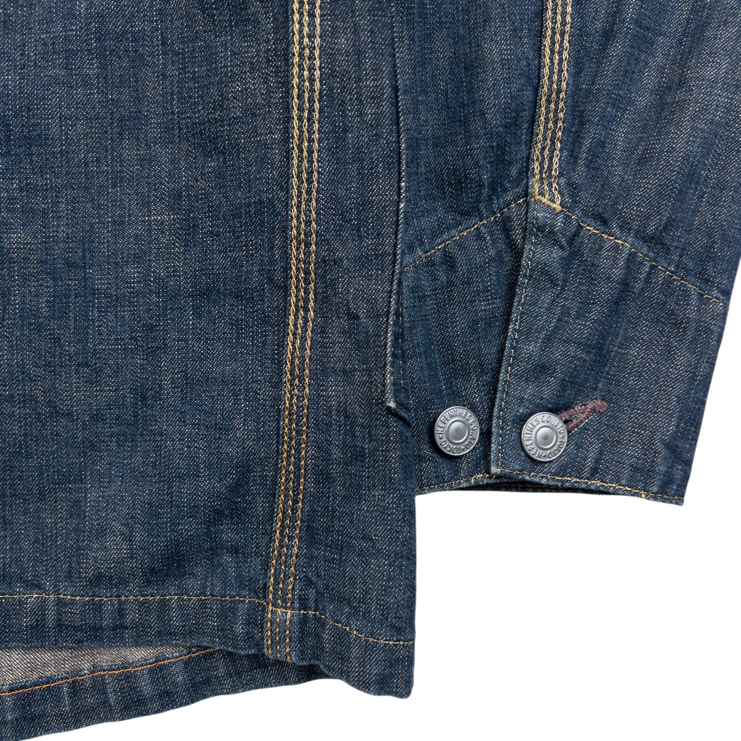 Vintage 90s Needles Button Up Denim Jacket Size XS | XS, Blue