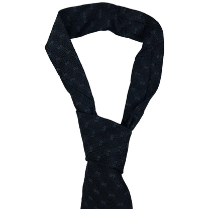 Vintage Gucci Monogram Silk Tie