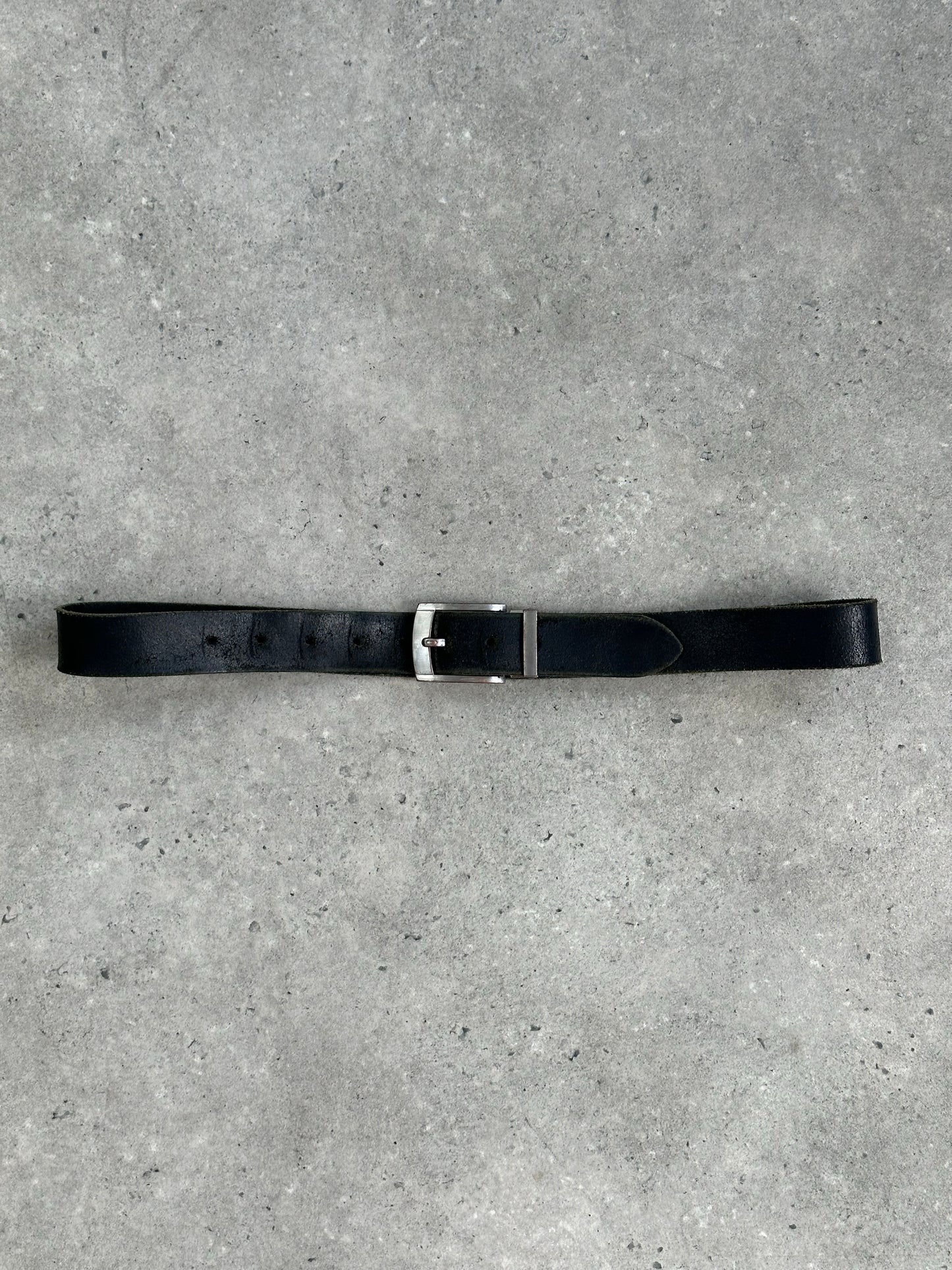 Vintage 1990s Distressed Leather Belt - W32-38