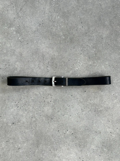 Vintage 1990s Distressed Leather Belt - W32-38
