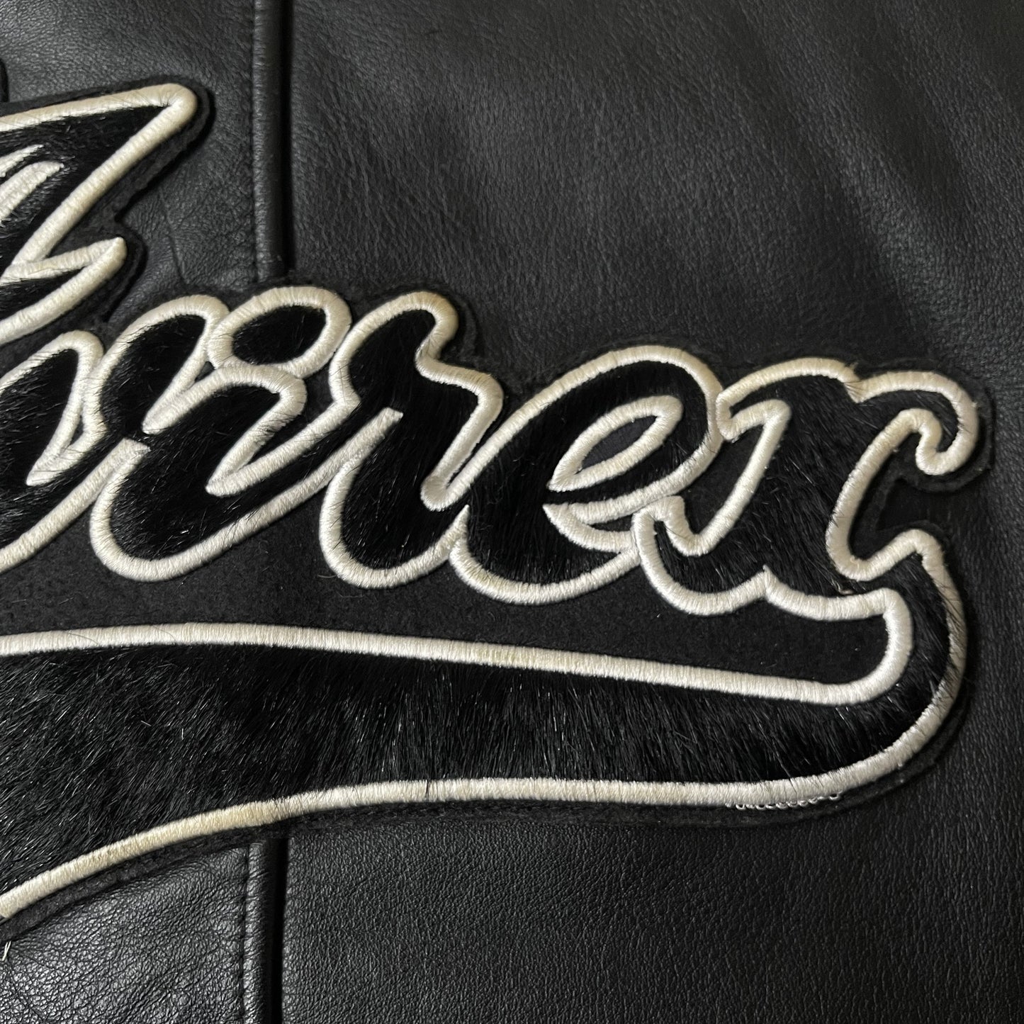 Avirex Spell Out Leather Varsity Jacket - M | Medium, Red