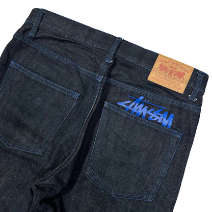 Stüssy Jorts With Blue Print ( W30 ) - 1036 Emporium