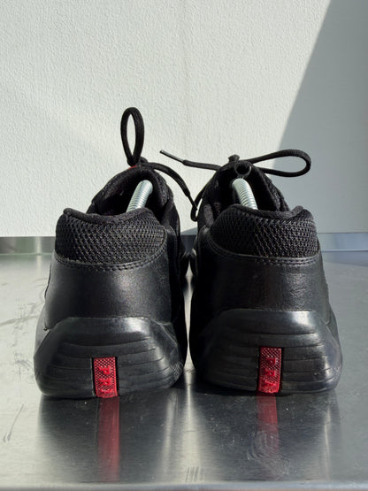 Prada Sport 00s Leather & Mesh America's Cups | 10, Black