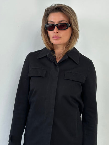 Iceberg 1990s Pure Cotton Concealed Placket Jacket - S