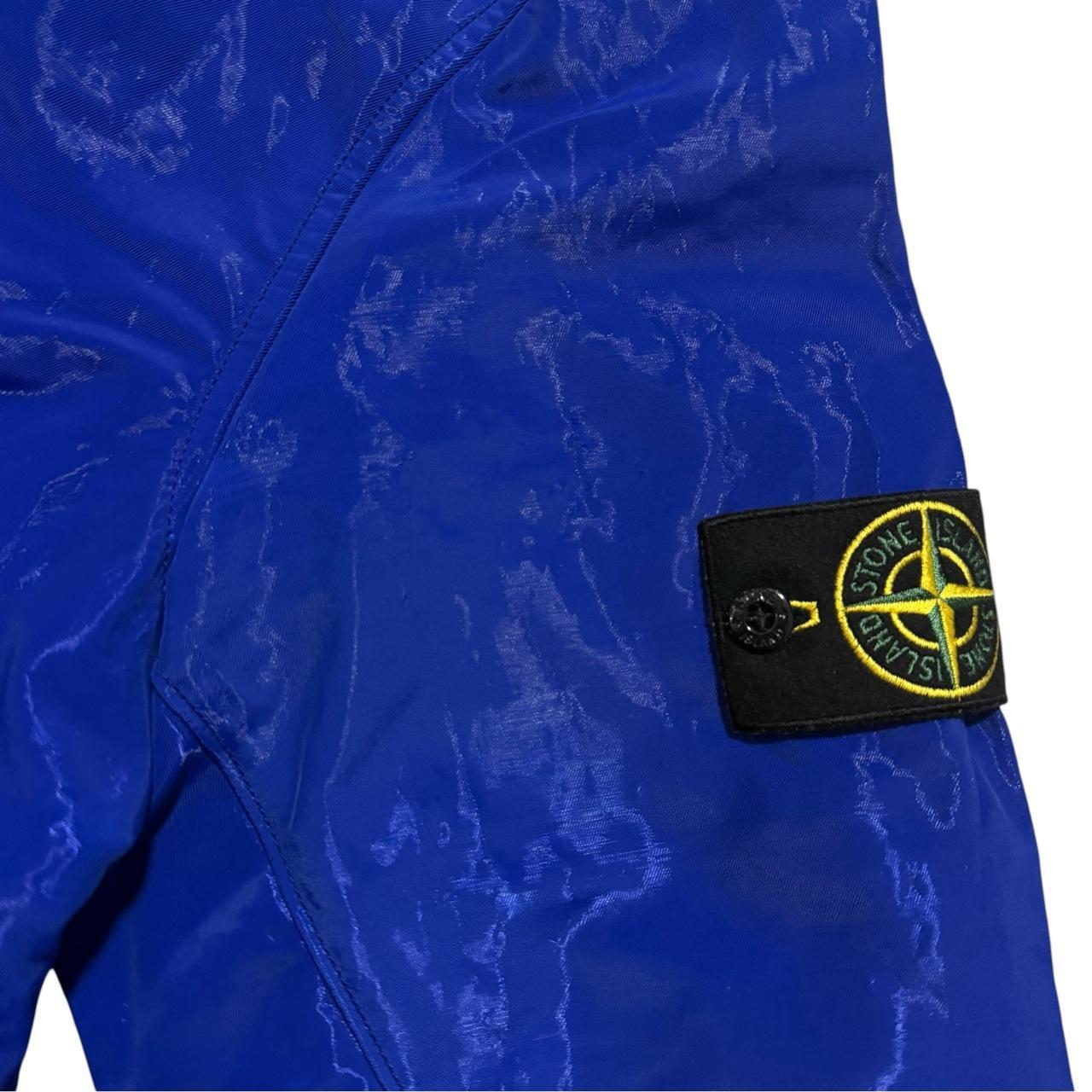 Stone Island Nylon Shimmer Overshirt | XL, Shimmer Blue