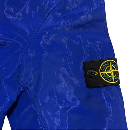 Stone Island Nylon Shimmer Overshirt | XL, Shimmer Blue