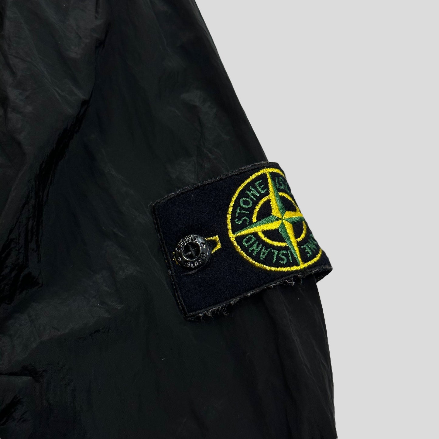 Stone Island Black Nylon Metal Overshirt Jacket - XL/XXL