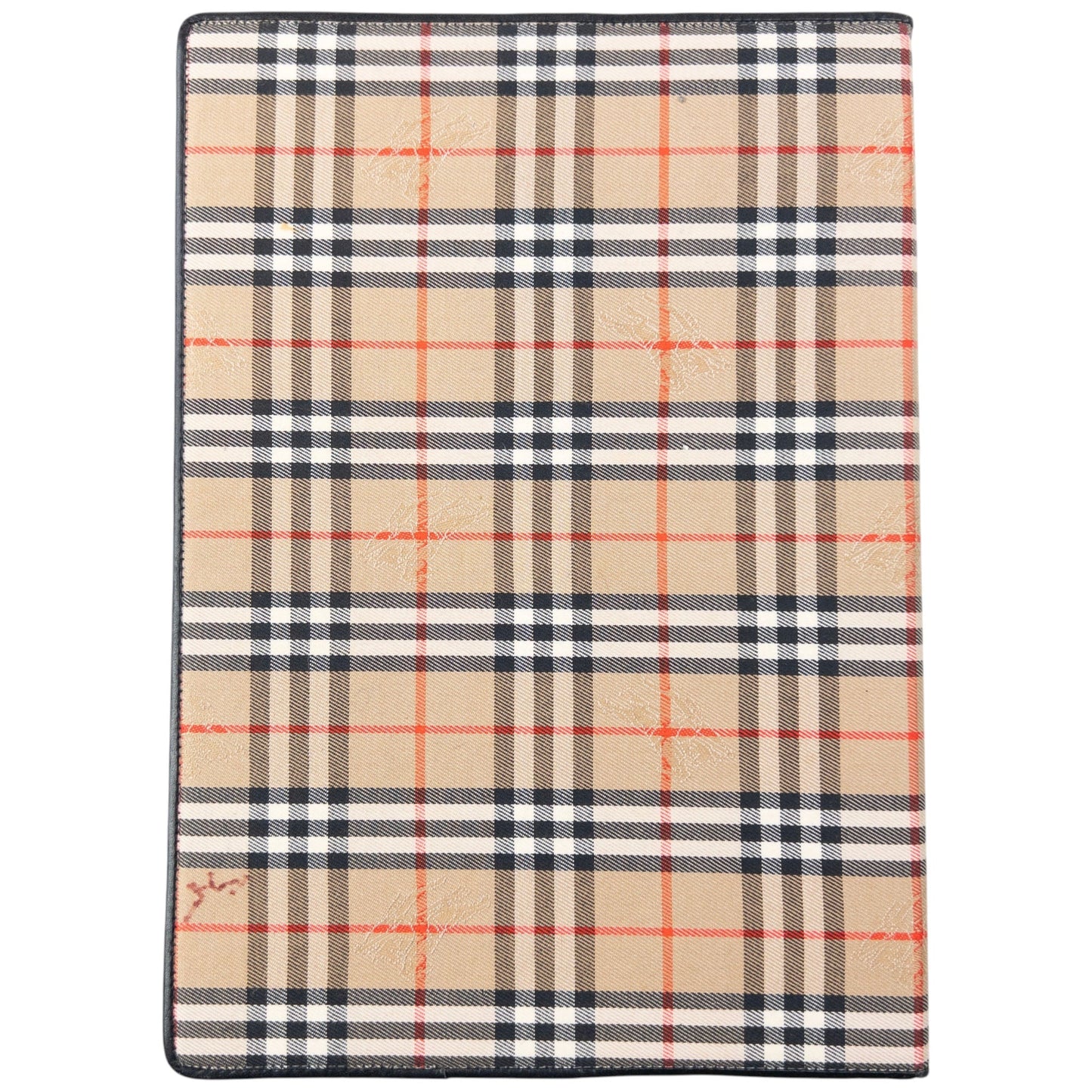 Vintage 90s Burberry Nova Check Planner | O/S, Beige