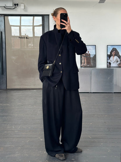 Vintage 1990s Pure Cashmere Single Breasted Blazer - 42R/L