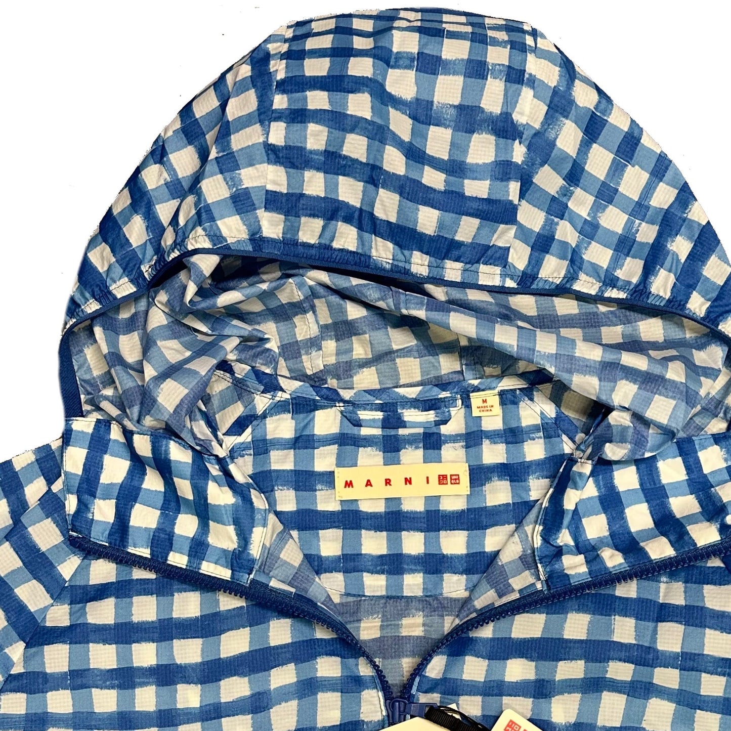 Uniqlo X Marni Check Jacket In Blue ( M ) - 1036 Emporium
