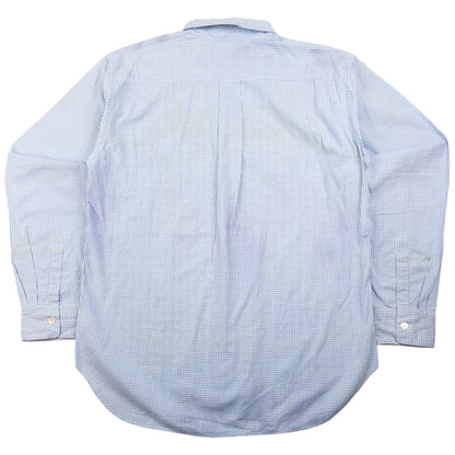 Vintage Comme Des Garçons HOMME Embroidered Long Sleeve Button Up Shirt Size XS