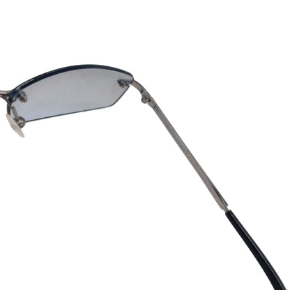 Vintage 2000s Burberry Rimless Sunglasses | O/S, Grey