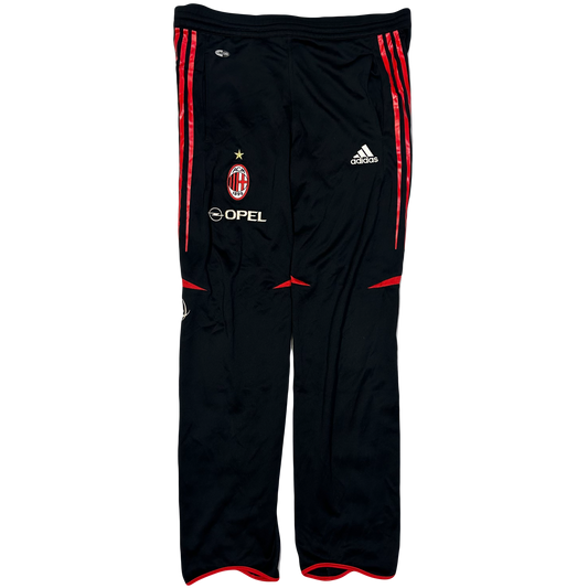 Adidas AC Milan 2004/05 Tracksuit Bottoms In Black & Red ( XL )