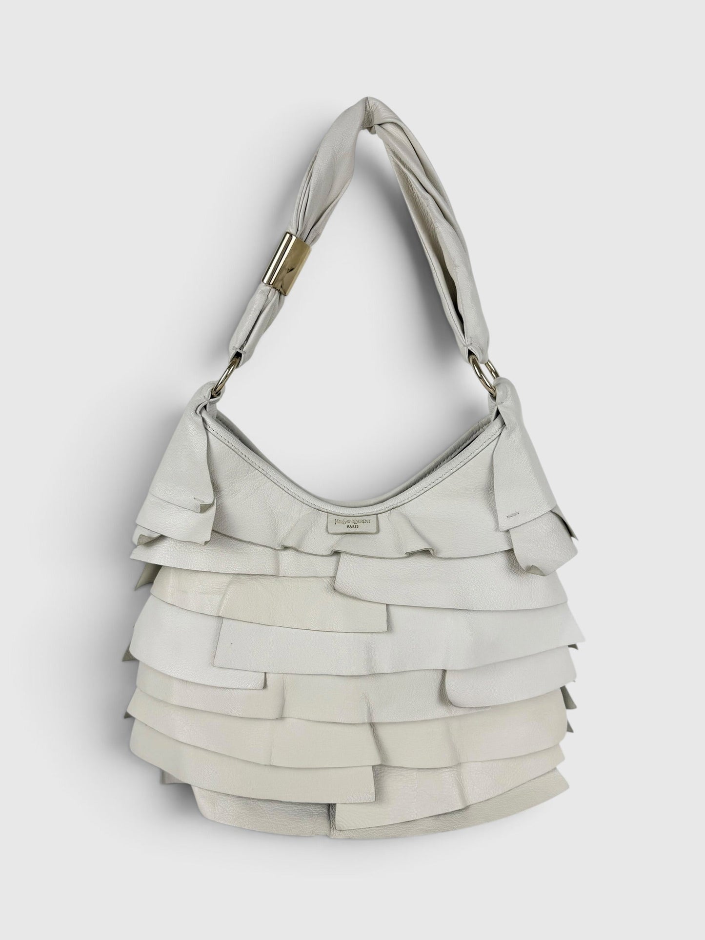 2000s YSL Saint Tropez Handbag | O/S, Cream