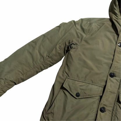 Stone Island Micro Reps Parka Jacket | Medium, Olive Green