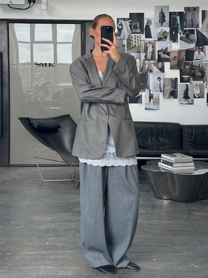 Armani Collezioni 2000s Pure Wool Single Breasted Blazer - 42L/XL