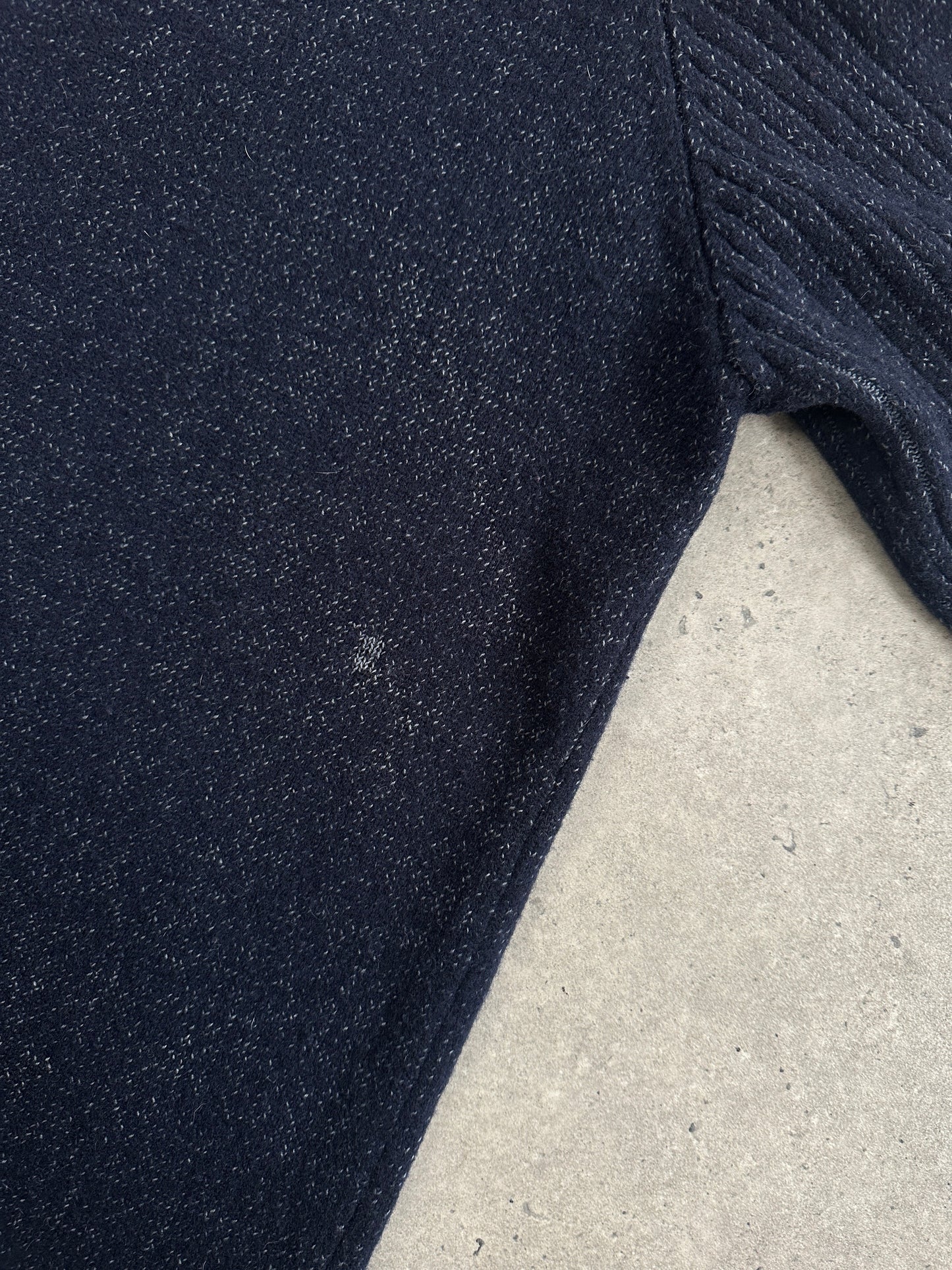 Armani Jeans 2000s Wool Knitted Logo Jumper - M