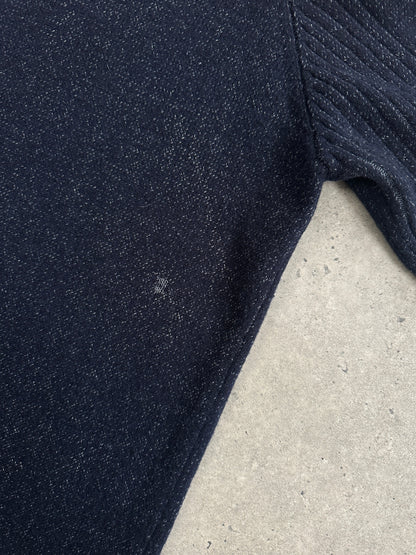 Armani Jeans 2000s Wool Knitted Logo Jumper - M