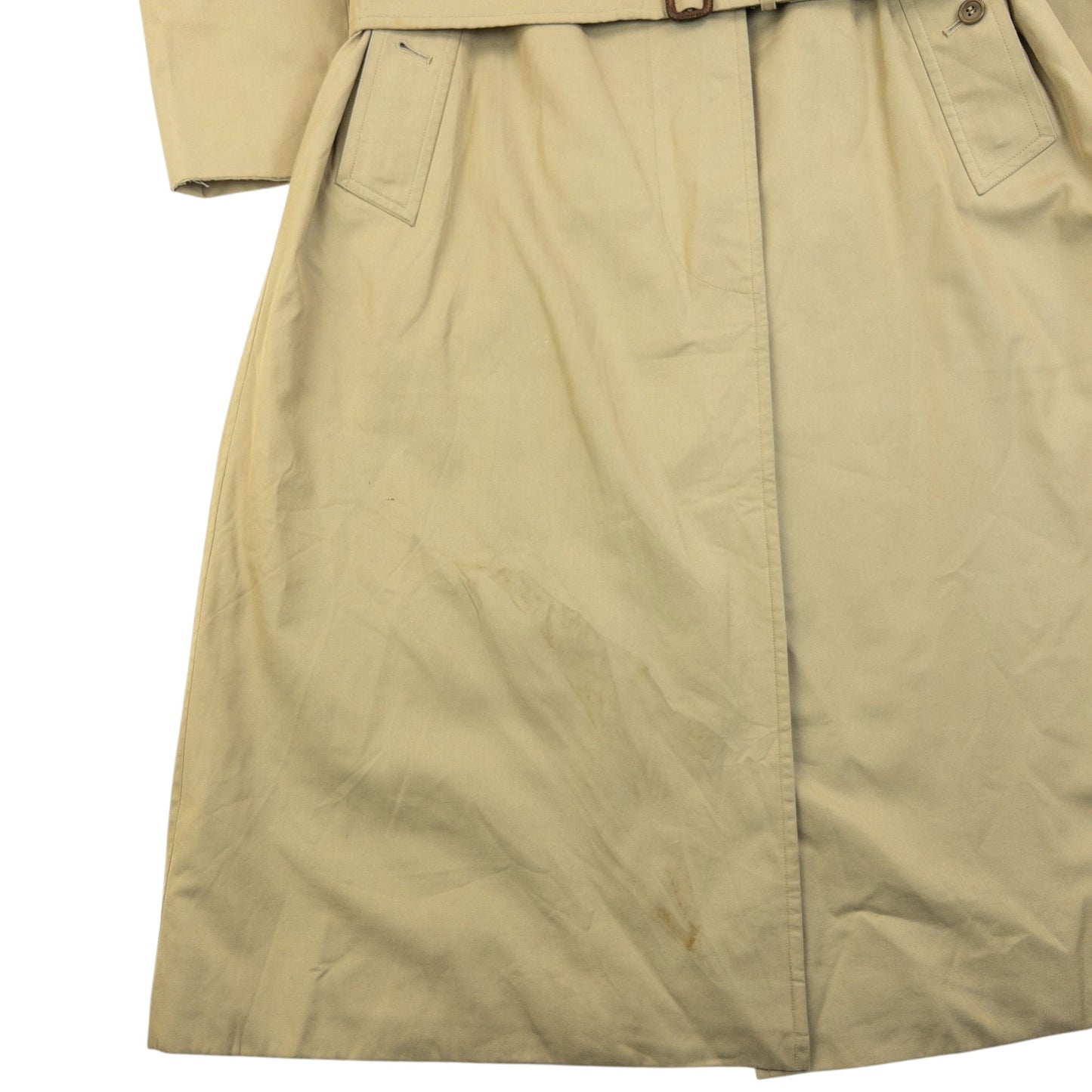 Vintage 90  Burberry Nova Check Lined Belt Waist Trench Jacket Womens Size M | Medium, Beige