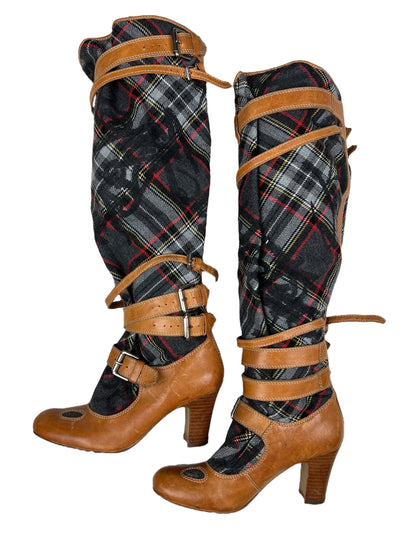 Vivienne Westwood x Nine West 2006 bondage boots