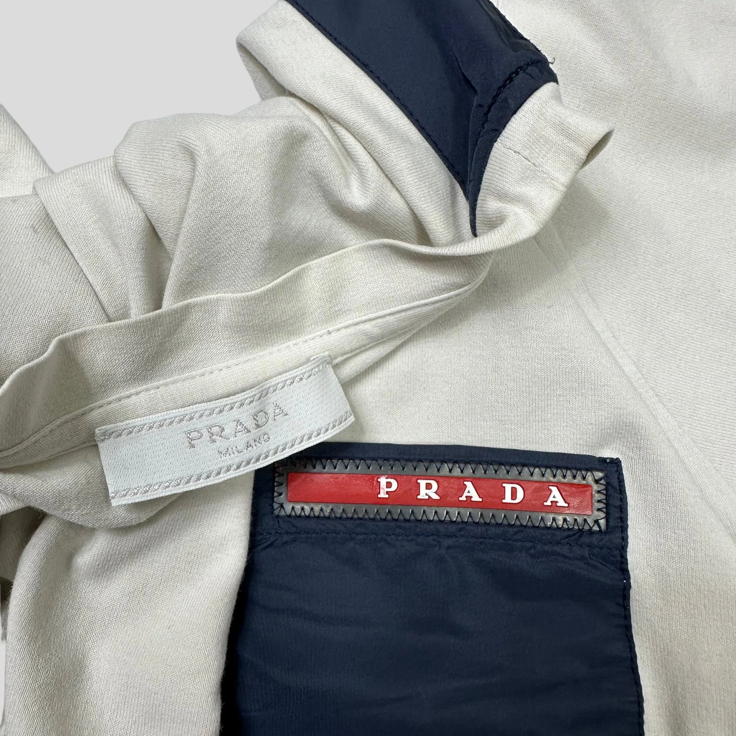 Prada Milano 2017 Nylon Pocket T-shirt - M/L