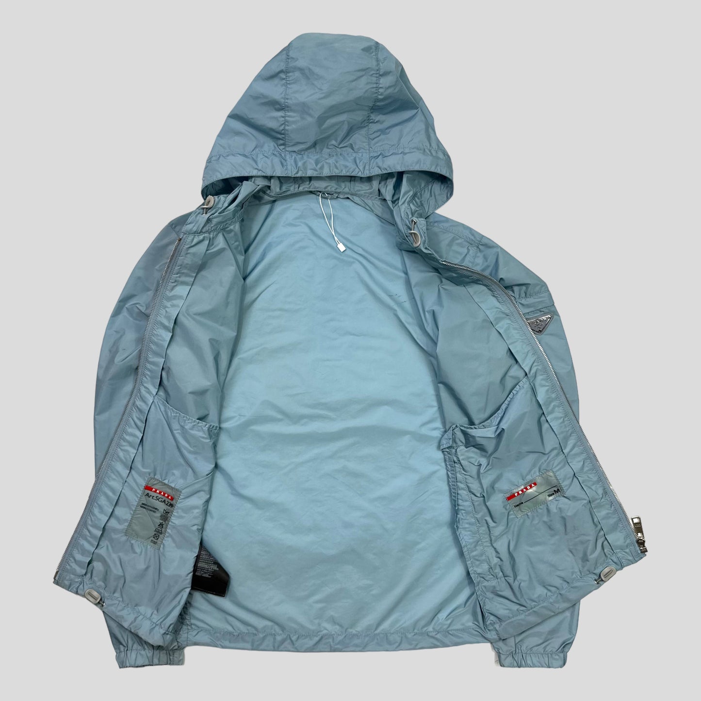 Prada Milano 2014 Baby Blue Nylon Windbreaker - S