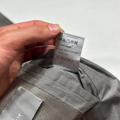 Dior Homme 2010 Bee Varsity Microcheck Cotton Bomber Jacket - M | Default Title, Grey
