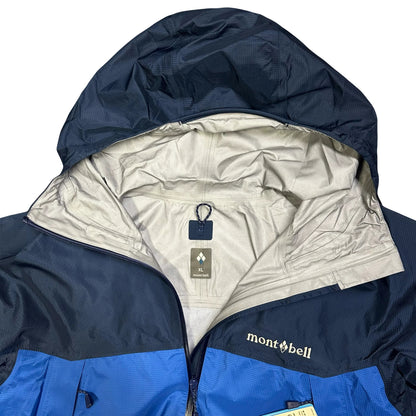 Montbell Thunder Pass DRY-TECH Jacket In Navy & Blue ( XL )