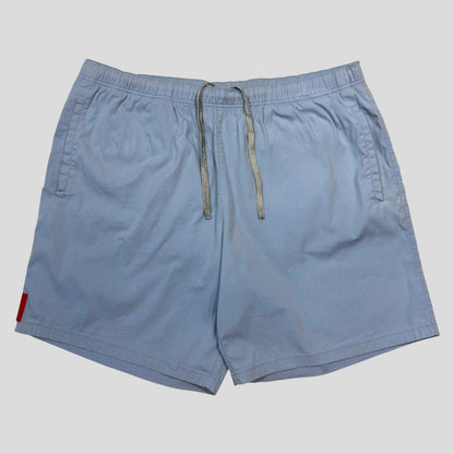 Prada Sport 2008 Baby Blue Cotton Swim Shorts - M/L | Default Title, Blue
