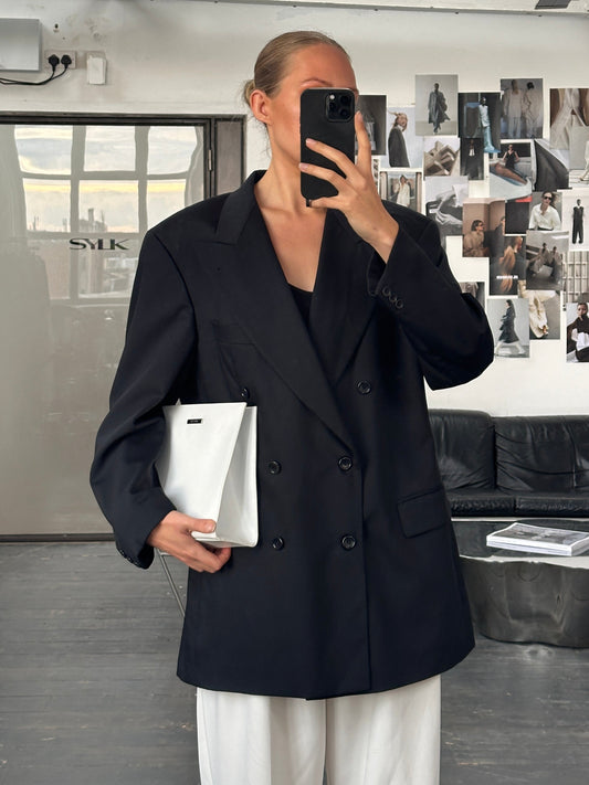 Hugo Boss x Loro Piana Pure Wool Double Breasted Blazer - 40R/XL