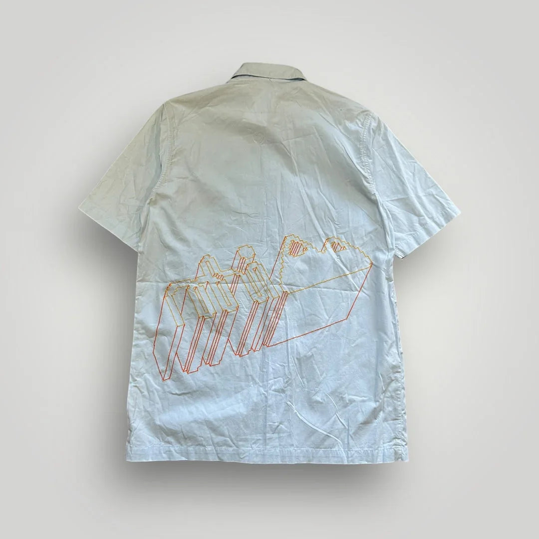 Maharishi 2000's Deadstock Short Sleeve Embroidered Shirt M