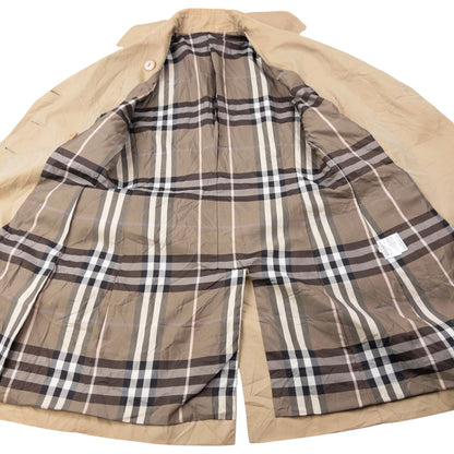 Vintage 2000s Burberry Blue Label Nova Check Lined Trench Jacket Womens Size M | Medium, Beige