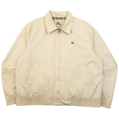 Vintage 2000s Burberry Nova Check Lined Jacket Size XL | XL, Cream