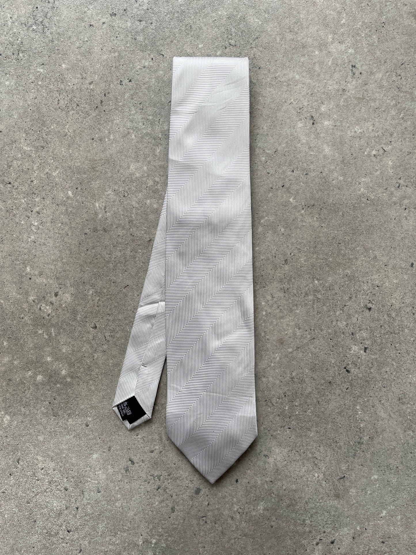 Vintage Pure Silk Striped Tie