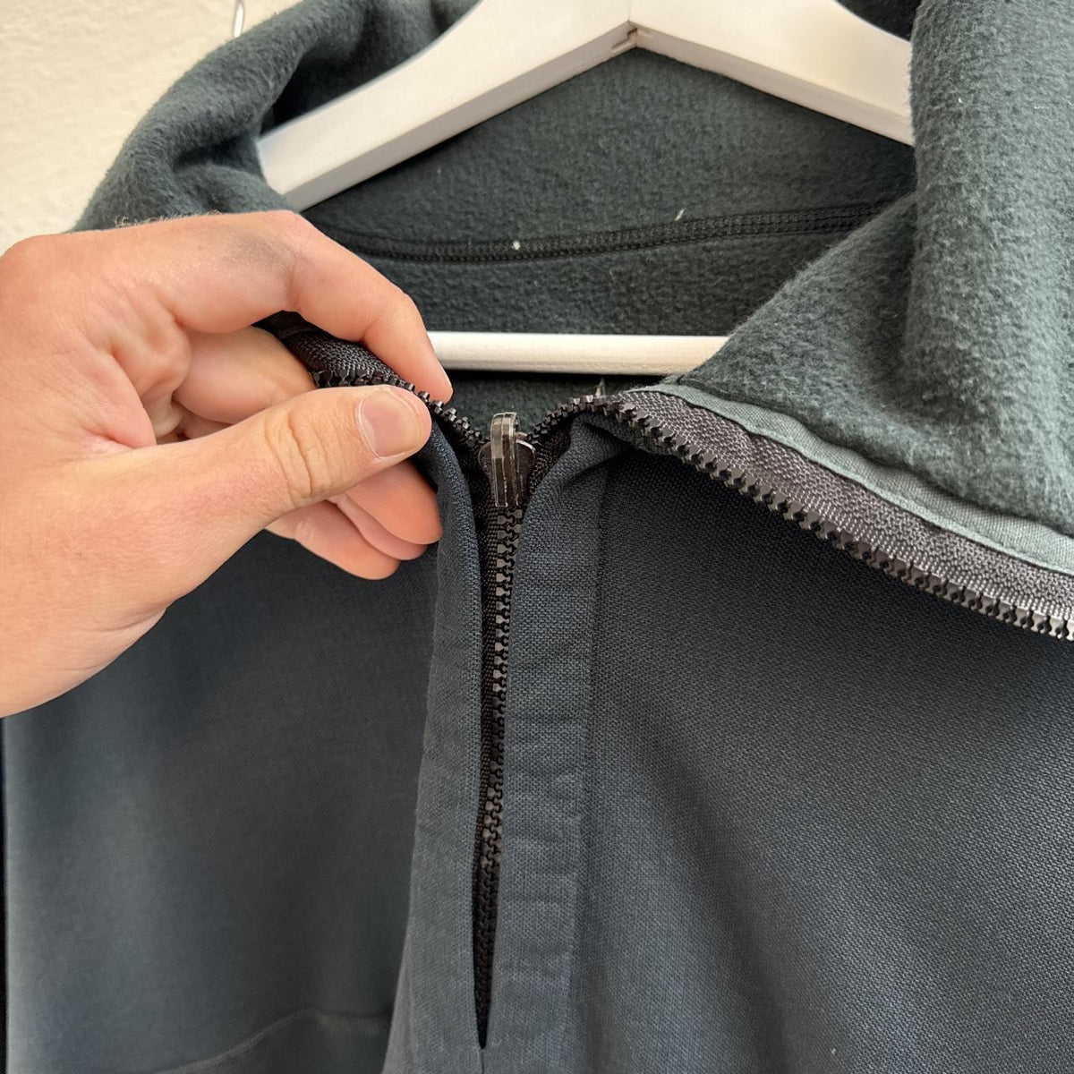 Stone Island Vintage 1990s Reversible Quarter Zip Fleece (XXL) | Extra Large, Green