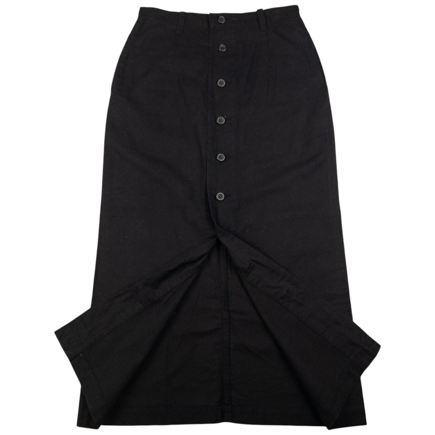 Vintage Plantation By Issey Miyake Full Button Midi Skirt Womens Size W27