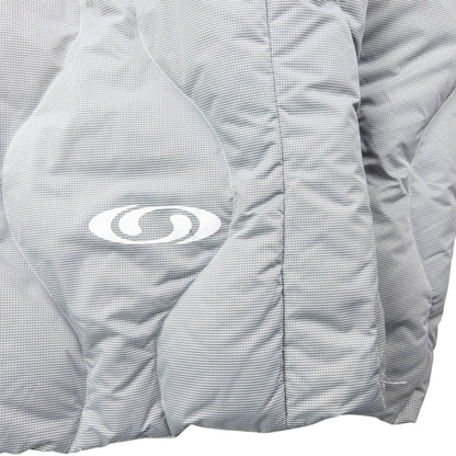 Vintage 2000s Salomon Zip Up Puffer Jacket Womens Size M | Medium, Grey