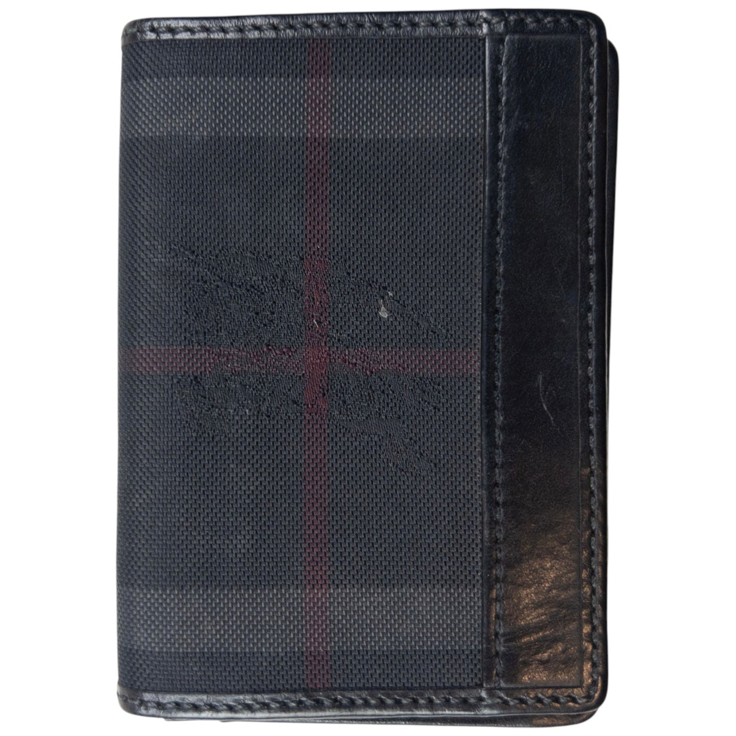 Vintage 2000s Burberry Nova Check Card Holder | O/S, Black
